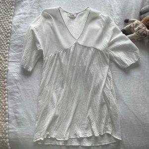 Reformation White Mini Dress